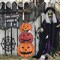 Halloween Yard Decor, 34" Ornamental Garden Stakes with Three Pumpkins Halloween Party Decorations: Garden Lawn Patio with Jack O' Lantern Metal Yard Signs